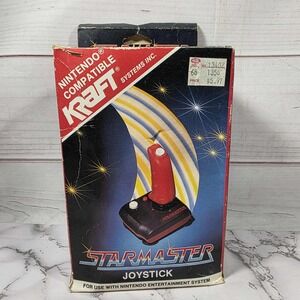 Kraft Starmaster Joystick for Nintendo‎ Entertainment System Red Black